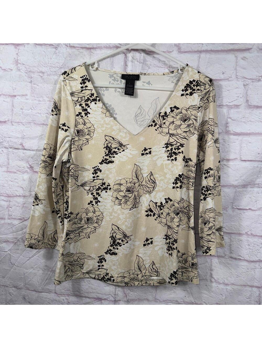 The Limited Stretch Women’s Floral Print Top Size Large